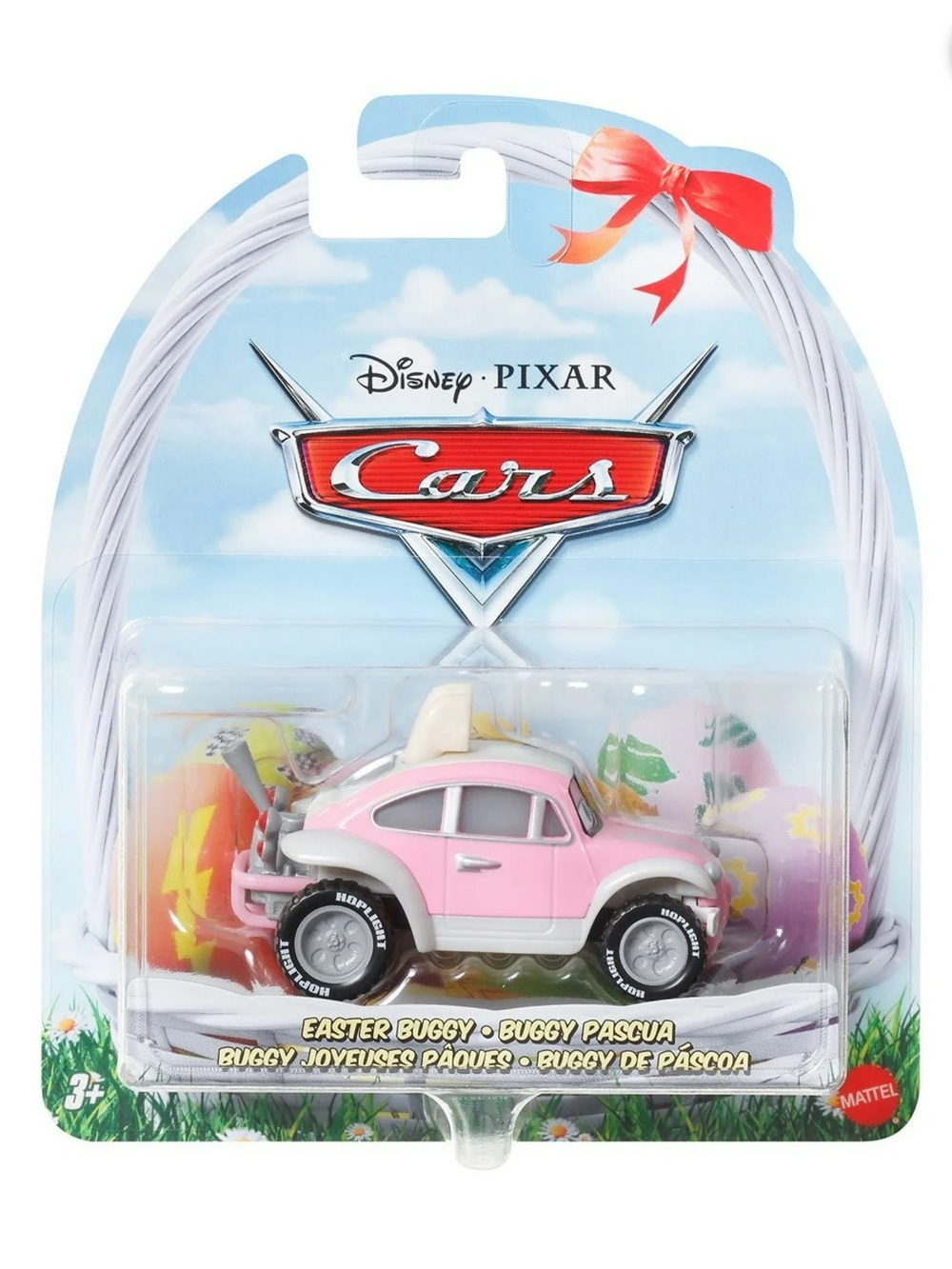 NEW : Disney Pixar Cars Easter Buggy Bunny Ears Die Cast Vehicle Mattel Toy Gift